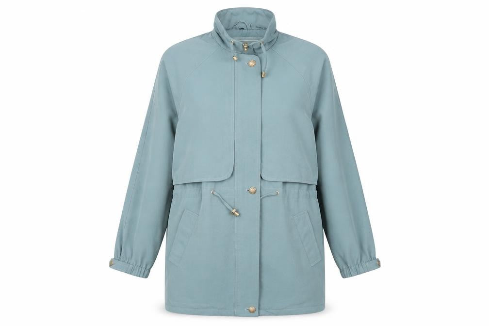 Silkana Womens Blue   Overcoat Coat Size 12