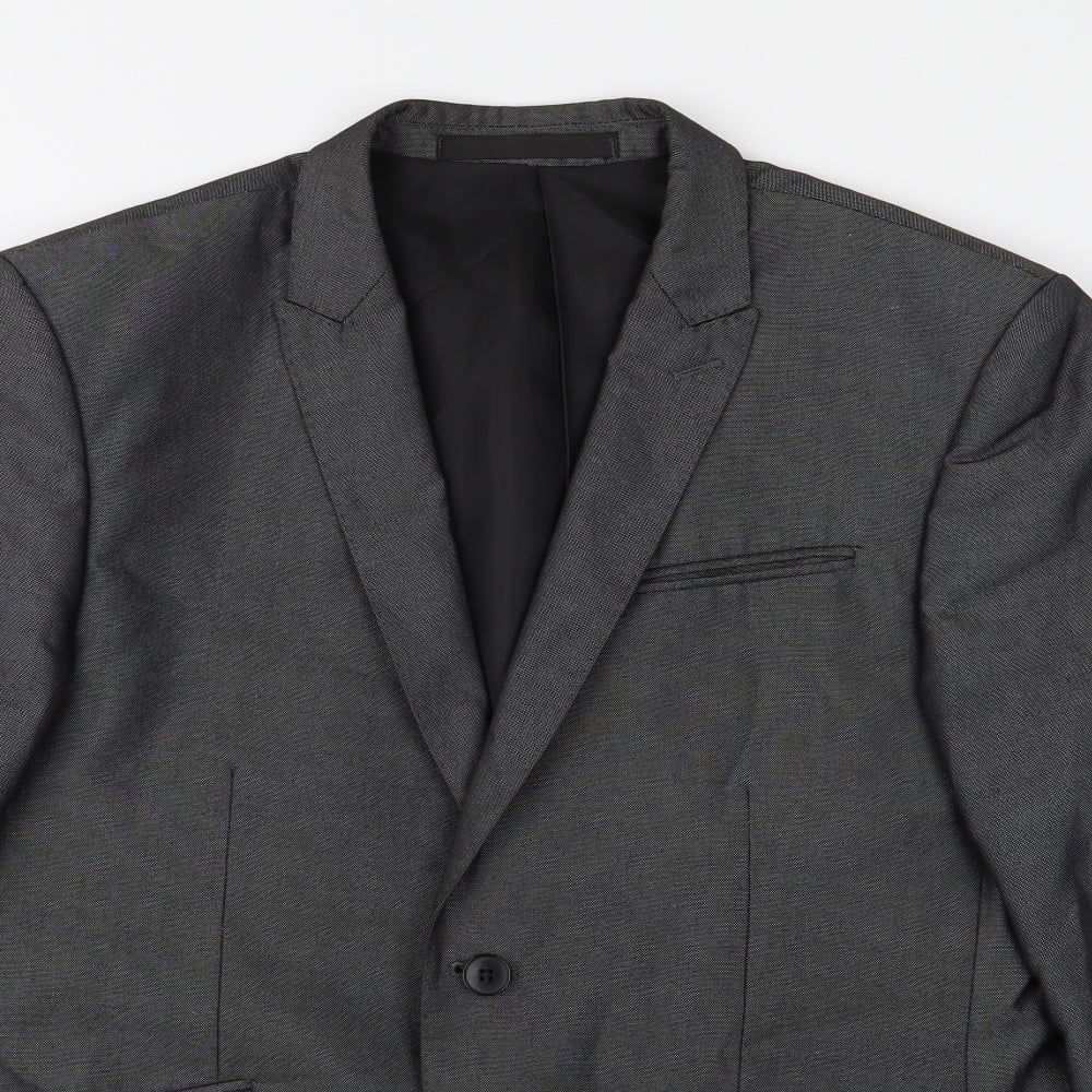 Marks and Spencer Mens Grey   Jacket Suit Jacket Size 40