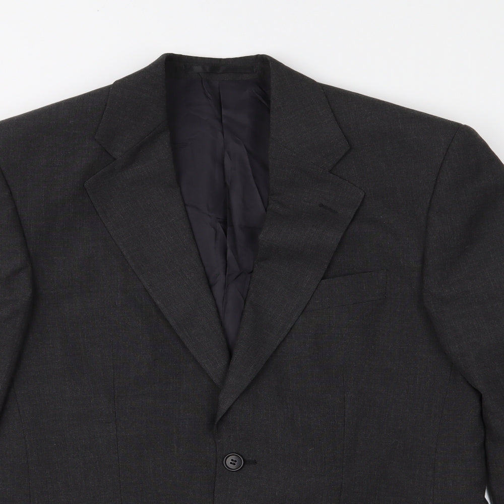Scott International Mens Grey   Jacket Suit Jacket Size 38