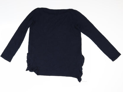 Back view of Next women’s blue jumper, size UK 12