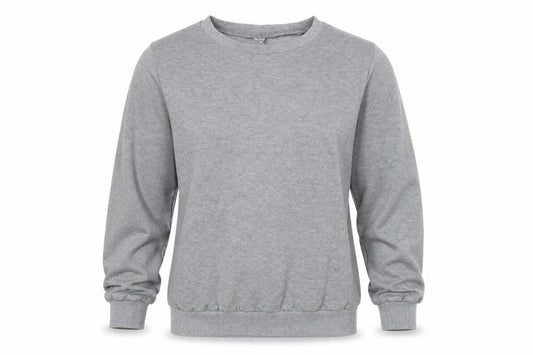 Preworn Womens Grey   Pullover Sweatshirt Size L