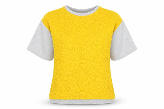 Pull & Bear Womens Yellow   Pullover Sweatshirt Size M