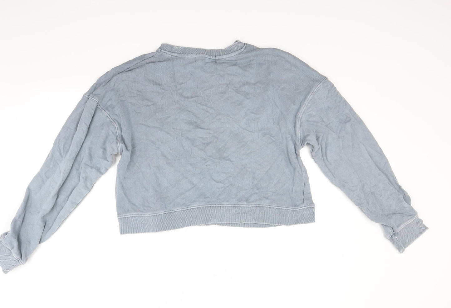 Pull & Bear Womens Blue   Pullover Sweatshirt Size M