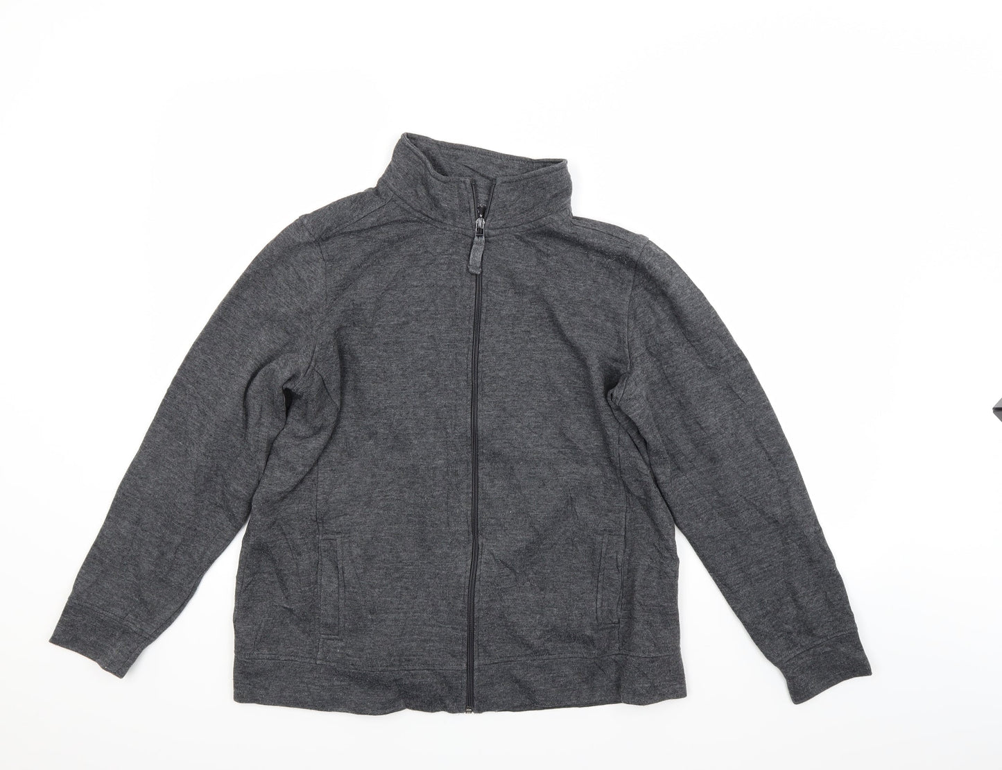 BM Womens Grey   Full Zip Sweatshirt Size M