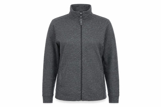 BM Womens Grey   Full Zip Sweatshirt Size M
