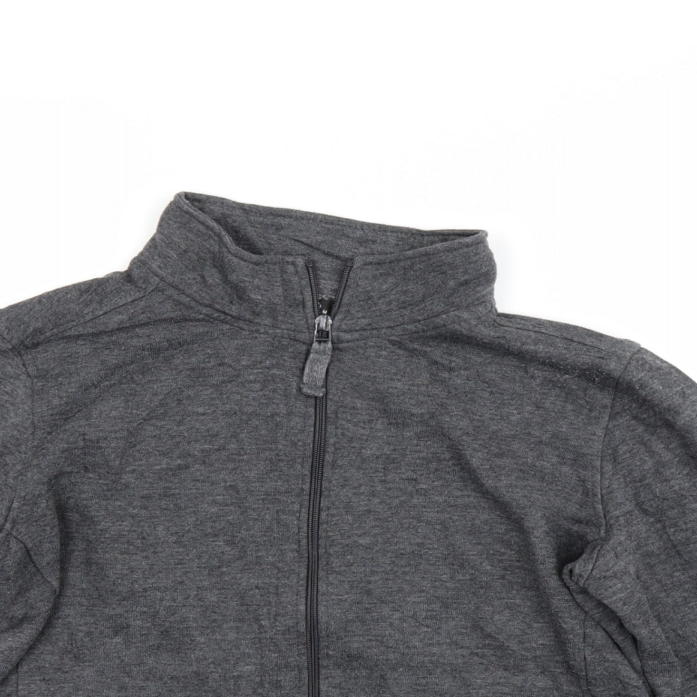 BM Womens Grey   Full Zip Sweatshirt Size M