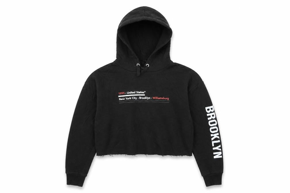 New Look Girls Black   Pullover Hoodie Size 12 Years  - New York