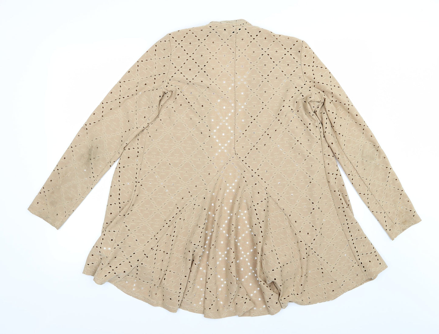 Nina Leonard Womens Brown   Jacket  Size S