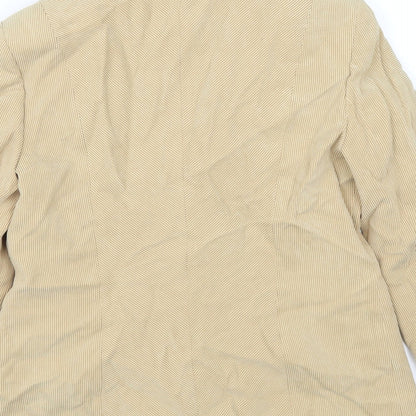 Brand and care label for Gerry Weber women’s beige jacket suit jacket, size UK 38