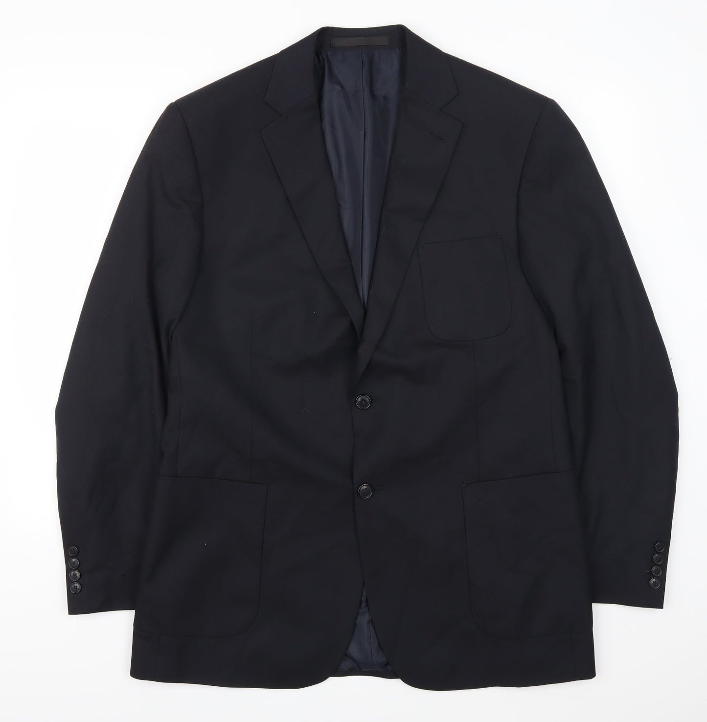 Marks and Spencer Mens Blue   Jacket Suit Jacket Size 42