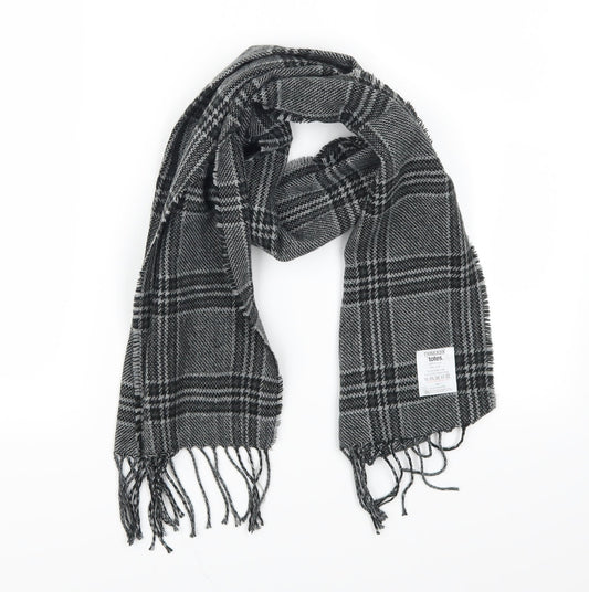 Threads Womens Grey Check   Scarf