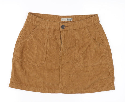 denim co  Womens Brown  Corduroy A-Line Skirt Size 12