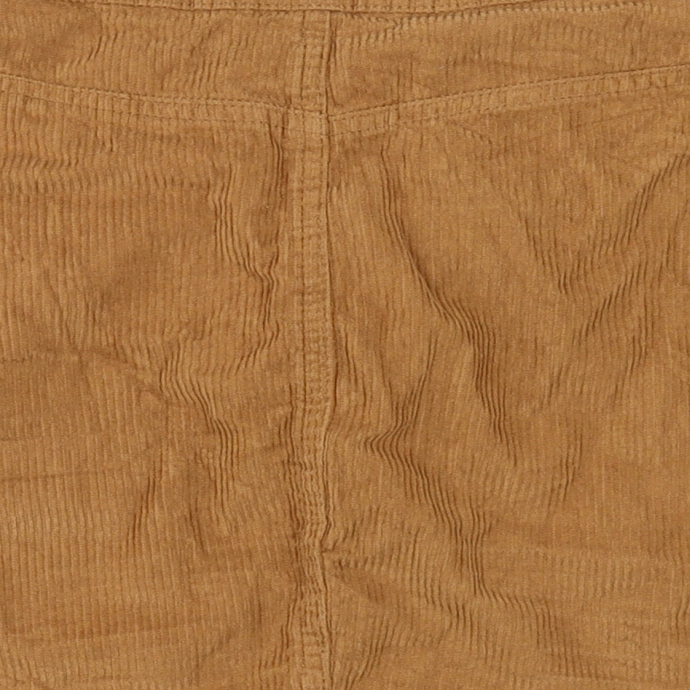 denim co  Womens Brown  Corduroy A-Line Skirt Size 12