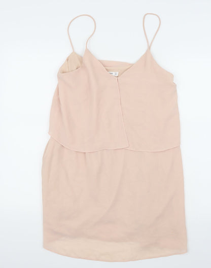 Additional front view of Mango women’s pink a-line, size M