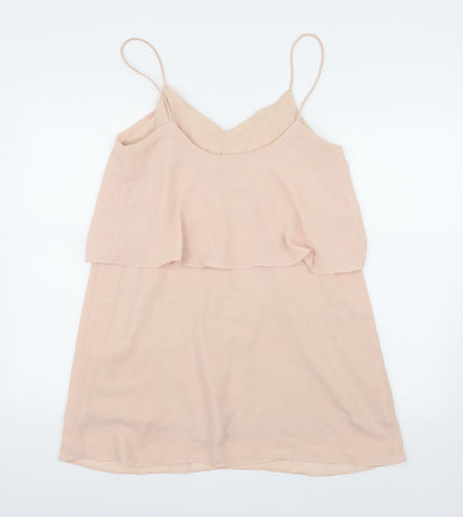 Back view of Mango women’s pink a-line, size M