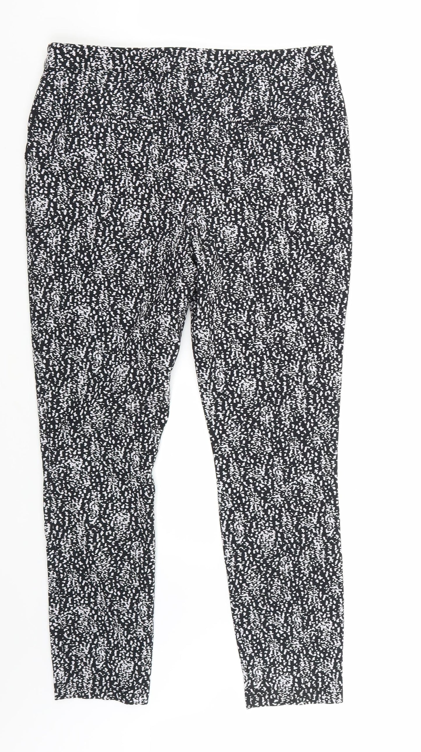 George  Womens Black   Trousers  Size 14 L27 in