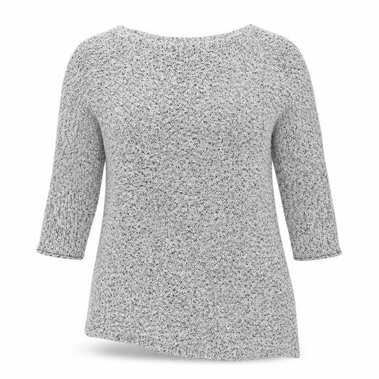 Front view of Mandi women’s white basic t-shirt, size UK 14