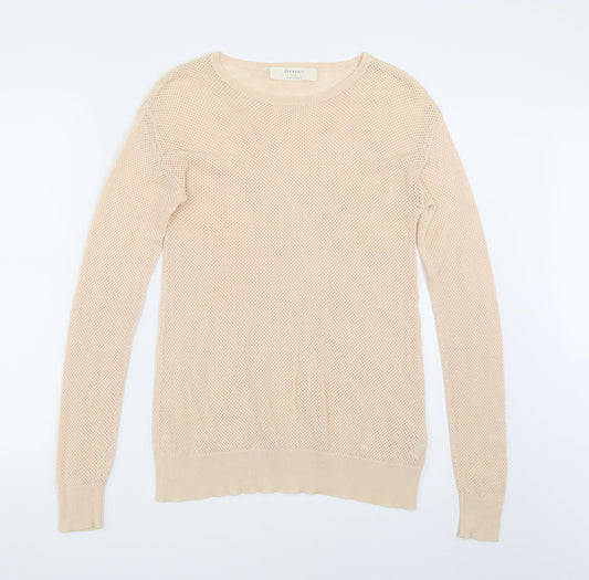 Zara Womens Beige   Pullover Jumper Size M