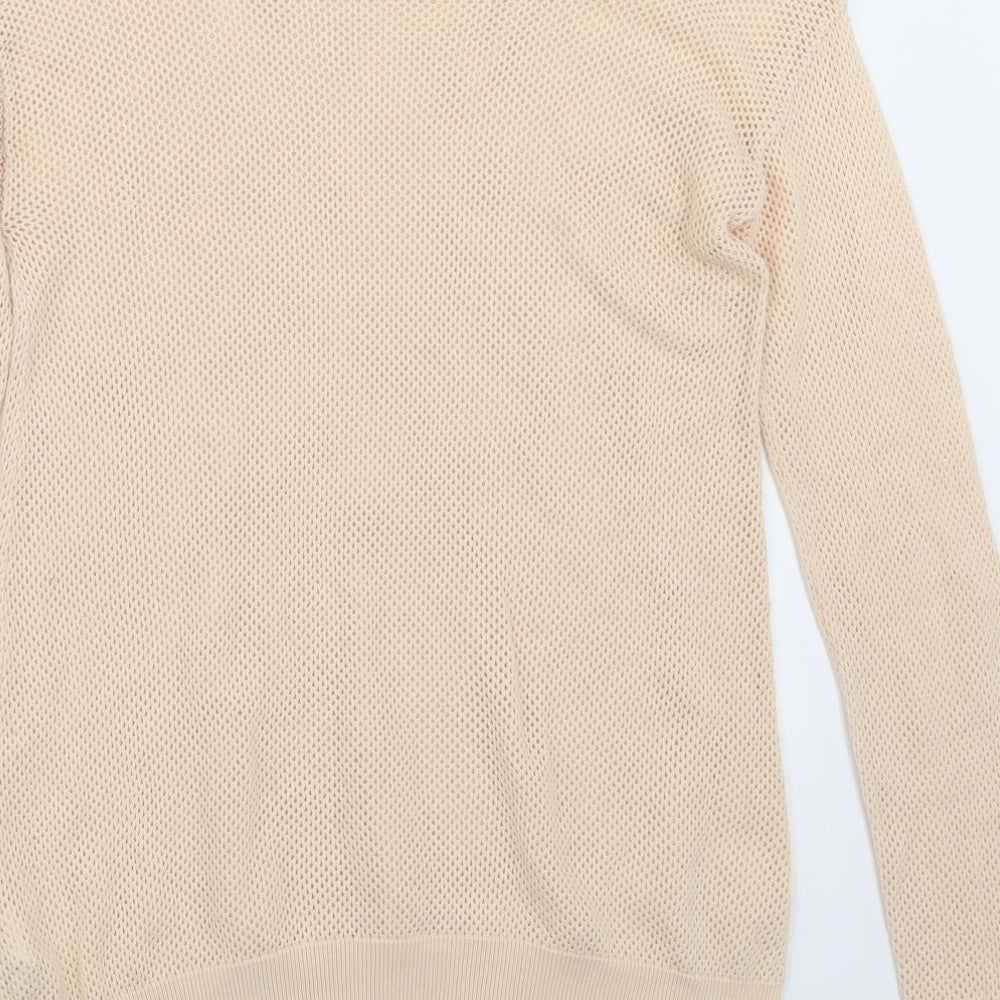 Zara Womens Beige   Pullover Jumper Size M