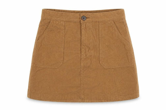 Denim Co Womens Brown  Corduroy A-Line Skirt Size 12