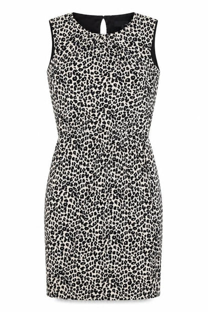 Front view of Next women’s multicoloured animal print bodycon, size UK 8