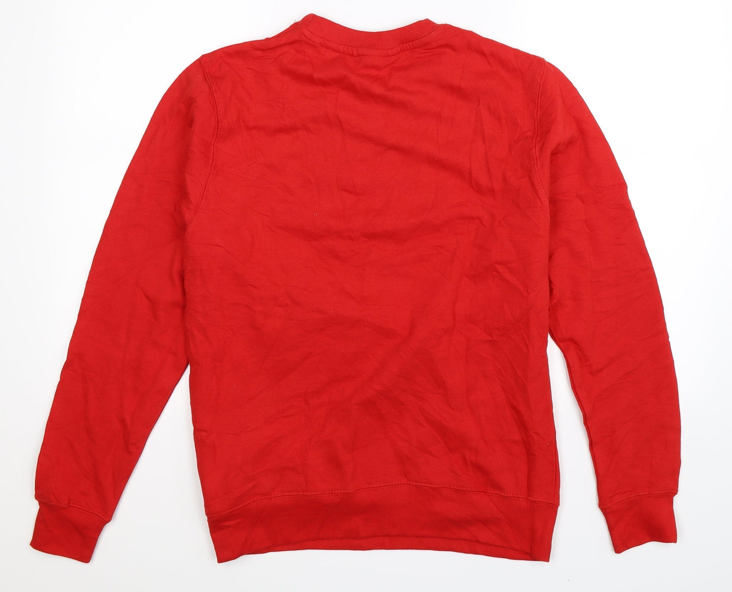 All We Do is Mens Red  Jersey Pullover Sweatshirt Size S