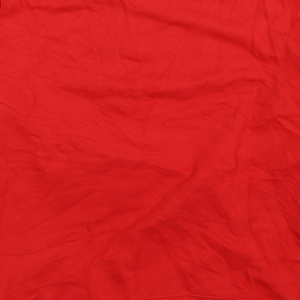 All We Do is Mens Red  Jersey Pullover Sweatshirt Size S