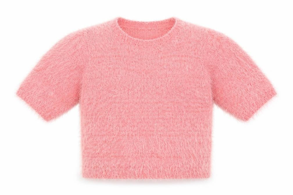 Young Dimension Girls Pink  Knit Pullover Jumper Size 12-13 Years