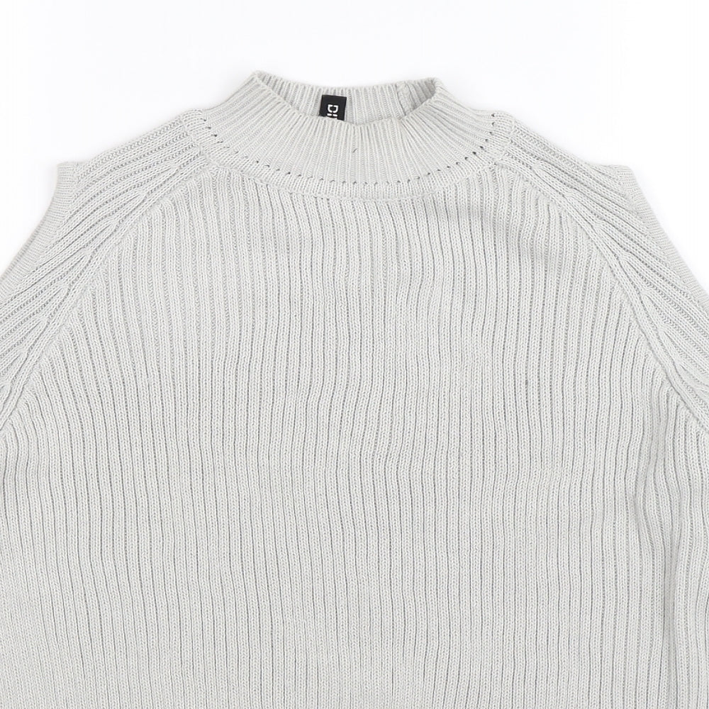 Divided Womens Grey  Knit Pullover Jumper Size XS