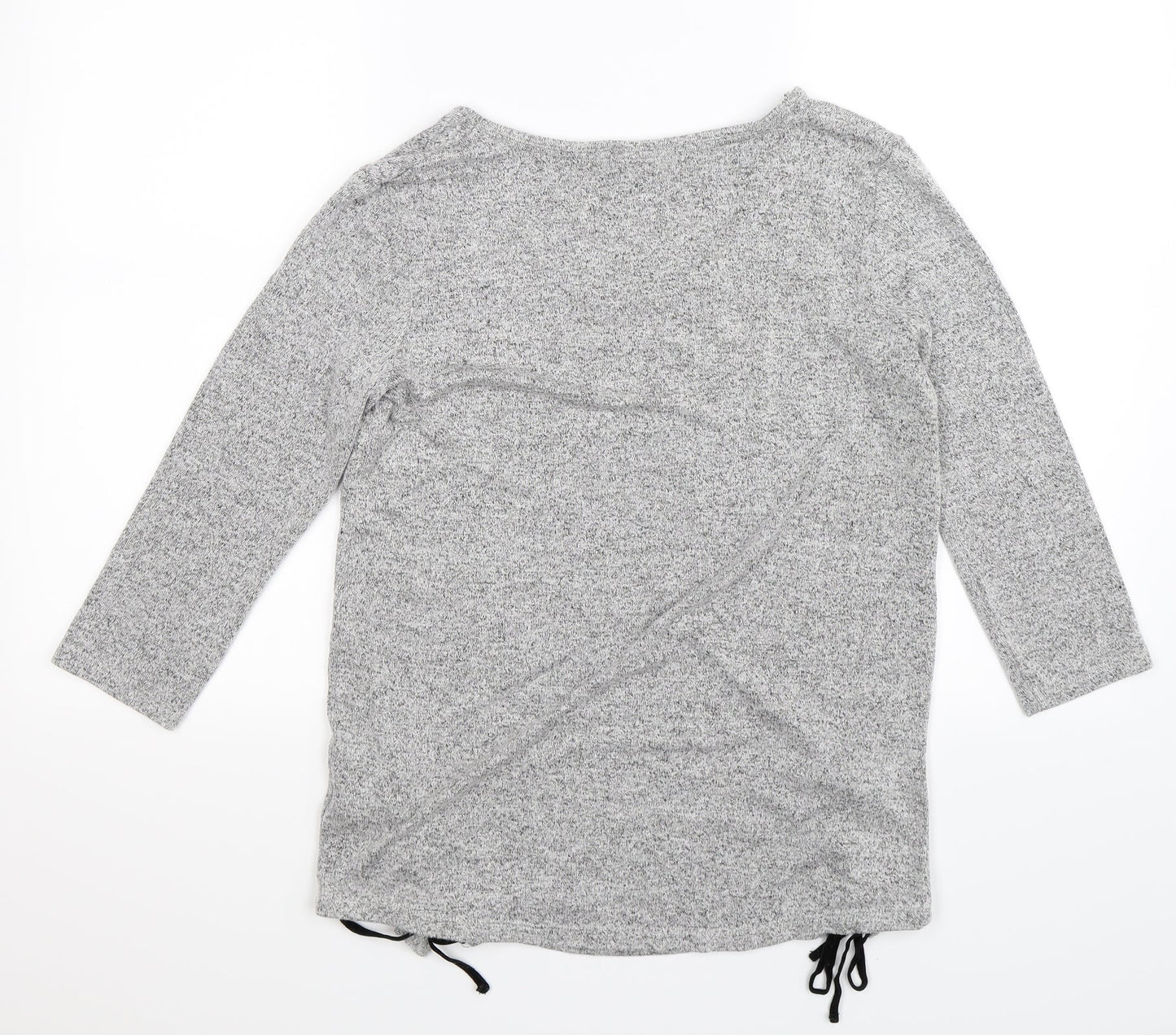 Papaya Womens Grey  Knit Pullover Jumper Size 10