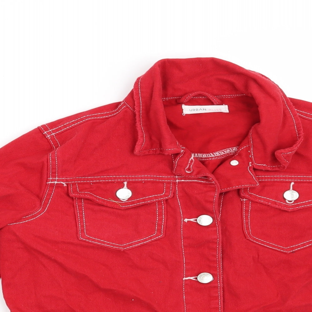 Urban Bliss Womens Red   Jacket  Size 8