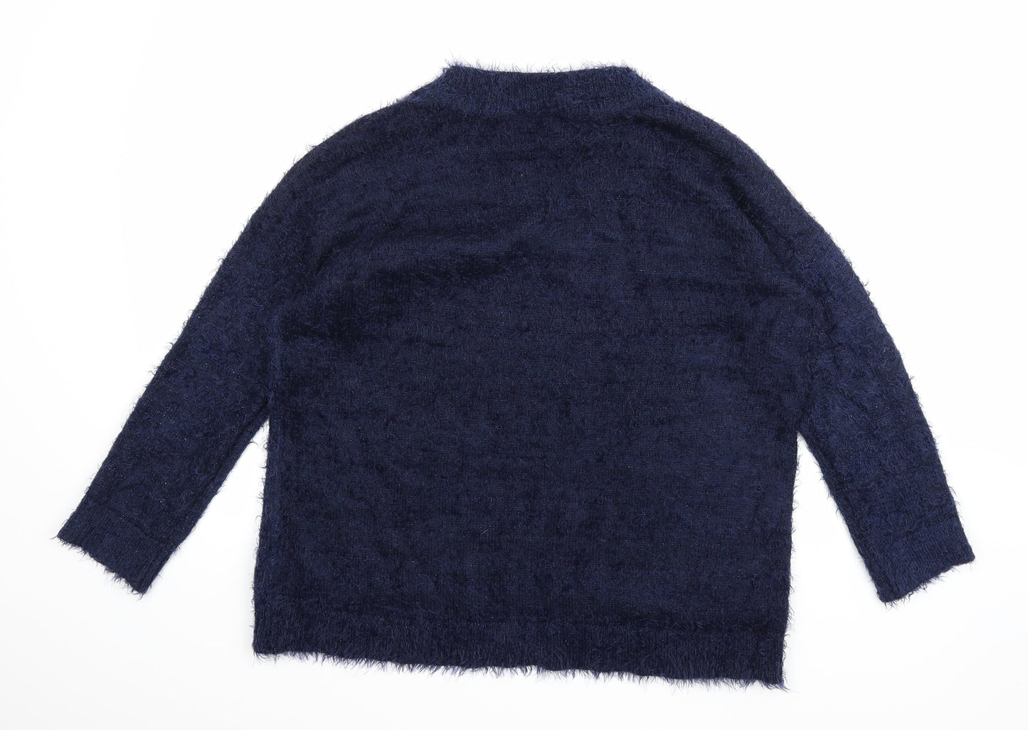 Preworn Womens Blue  Knit Pullover Jumper Size M