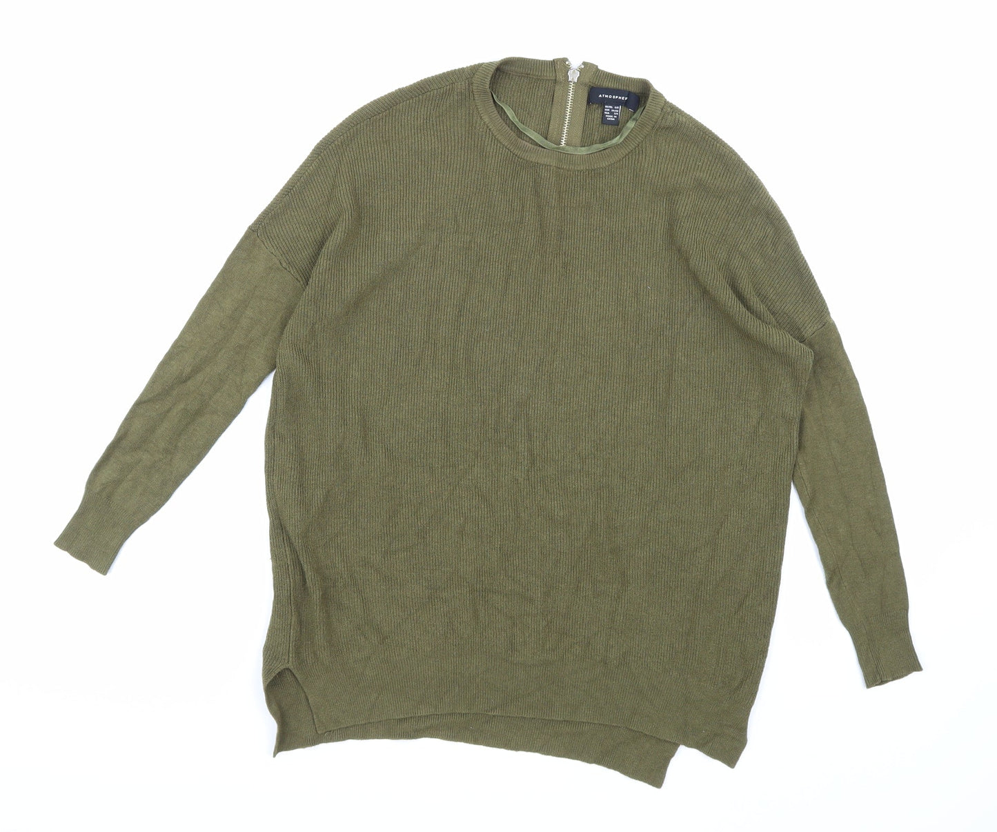 Atmosphere Womens Green  Knit Pullover Jumper Size 6