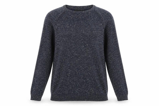 Front view of Atmosphere women’s blue knit jumper, size UK 8