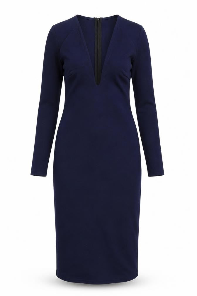 Missguided Womens Blue   Pencil Dress  Size 4