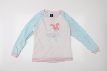 Additional front view of Disney women’s blue jumper, size UK 12