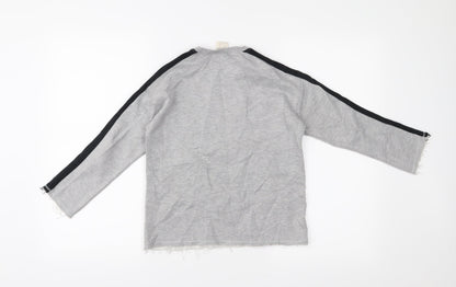 Back view of Zara girls’ grey jumper, size 8, years
