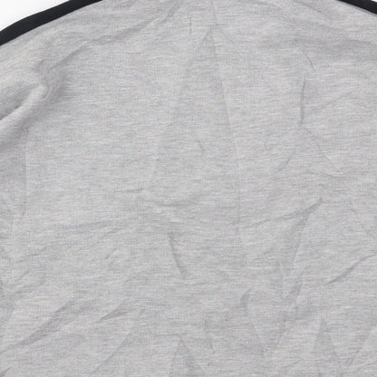 Brand and care label for Zara girls’ grey jumper, size 8, years