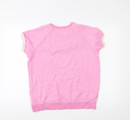 Back view of Uniqlo women’s pink jumper, size M
