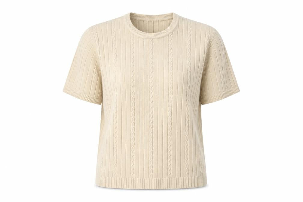 Preworn Womens Beige  Knit Pullover Jumper Size M