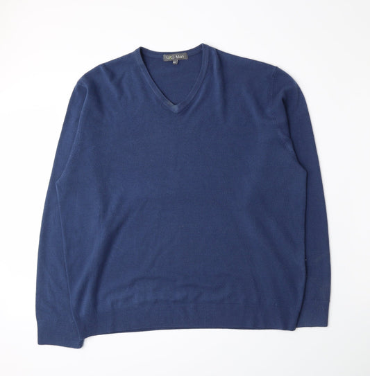Marks and Spencer Womens Blue  Knit Pullover Jumper Size 2XL