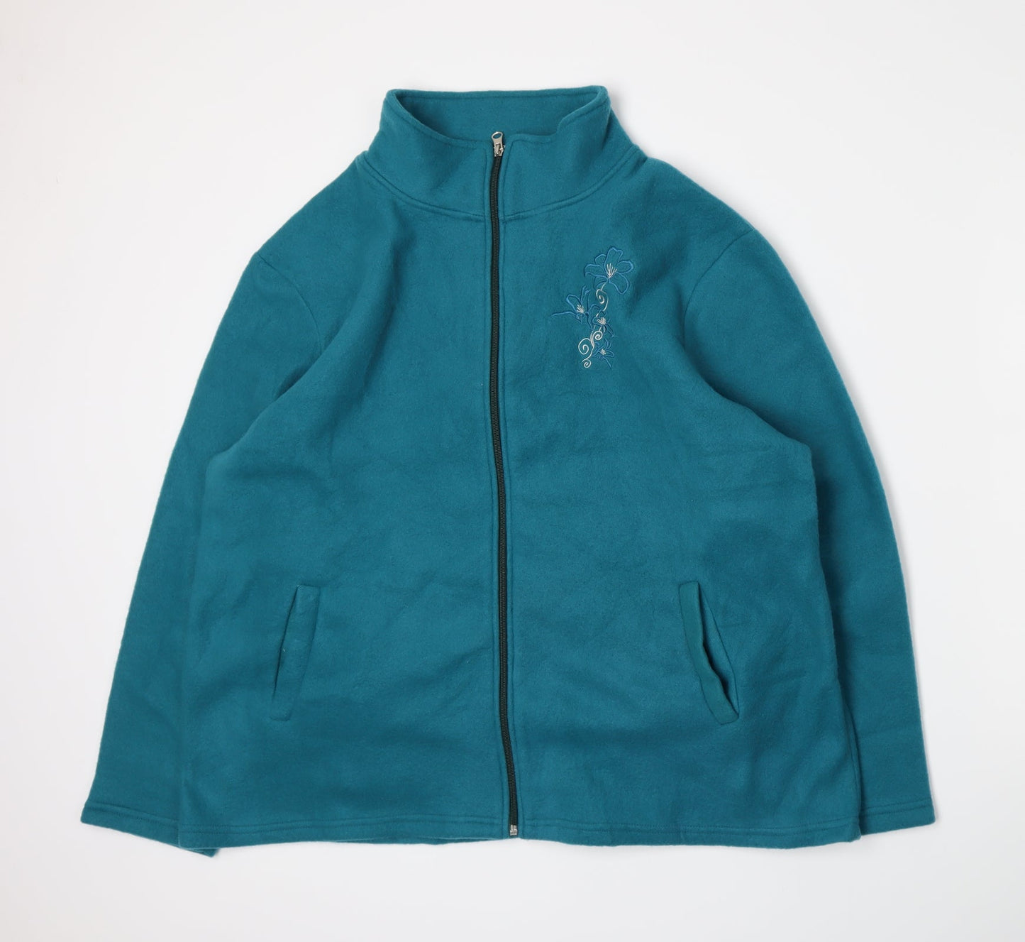 Anne De Lancay Womens Blue   Jacket  Size XL