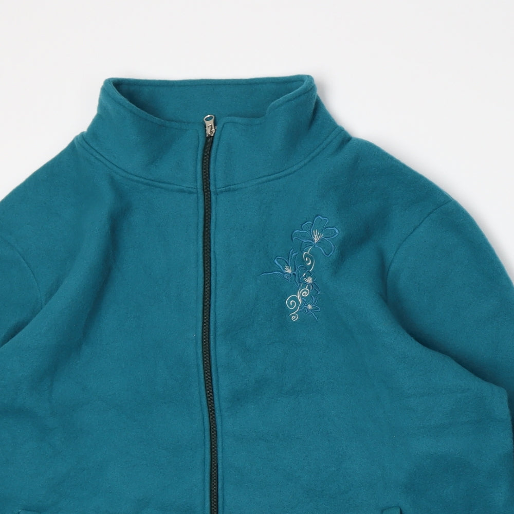 Anne De Lancay Womens Blue   Jacket  Size XL