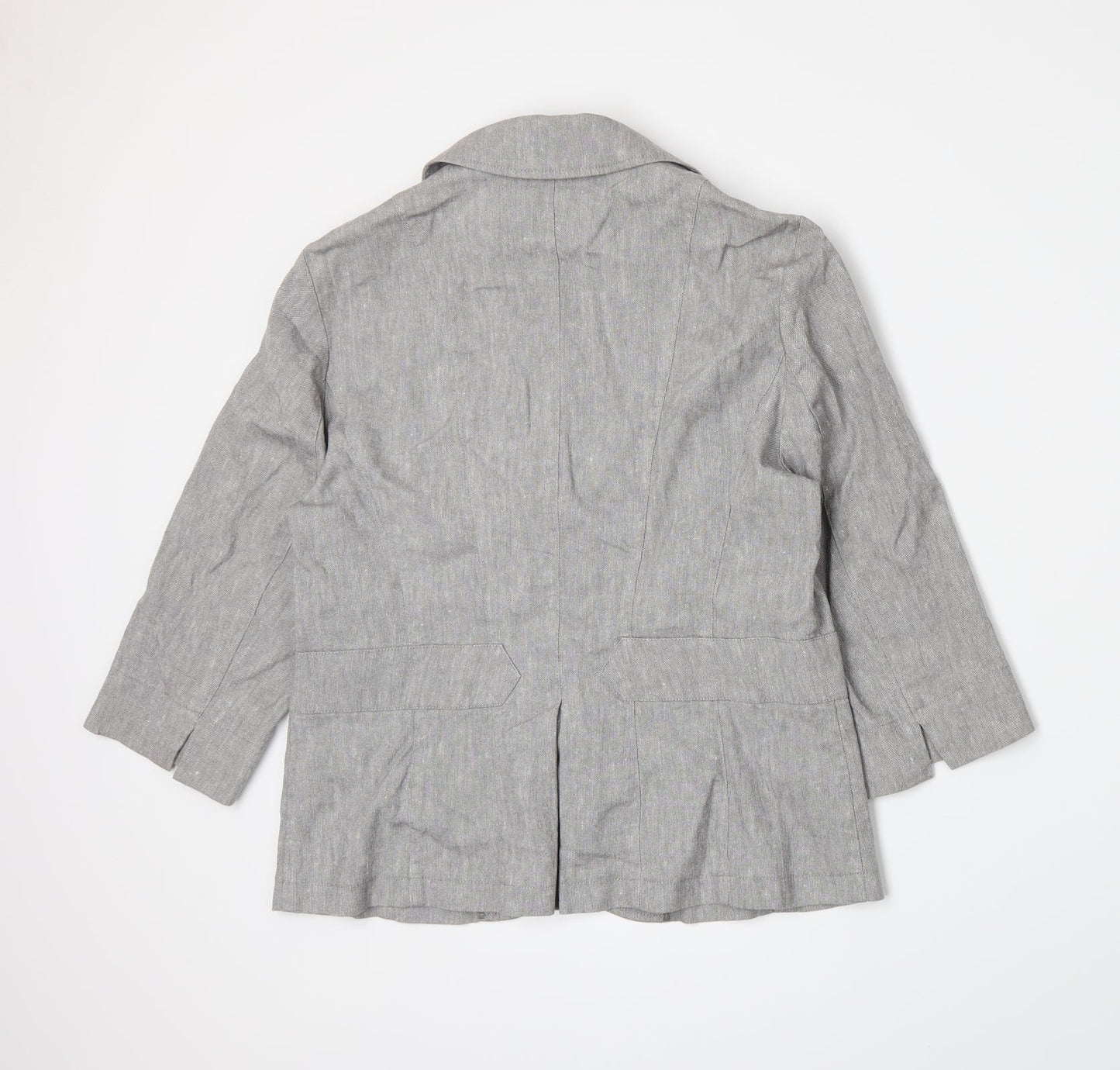 Per Una Womens Grey   Jacket Blazer Size 10