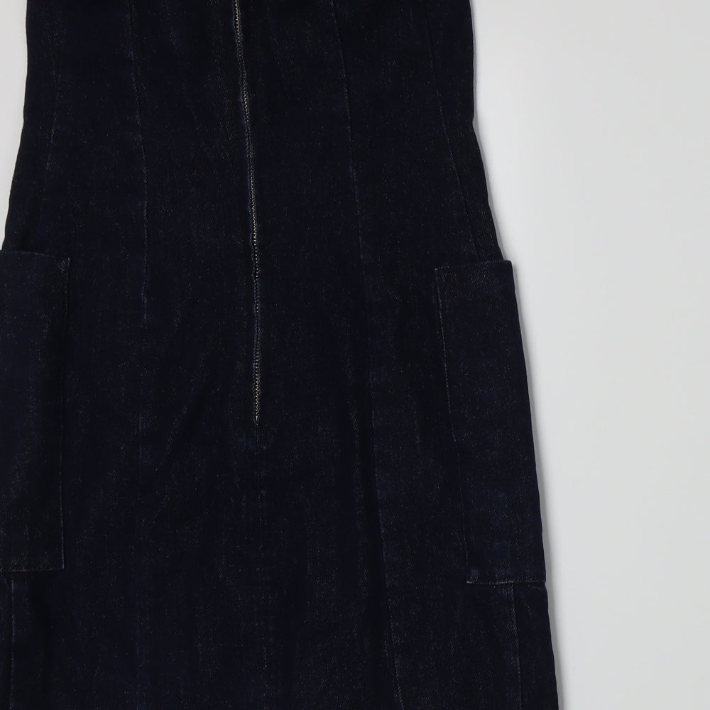 ASOS Womens Blue  Denim A-Line  Size 10