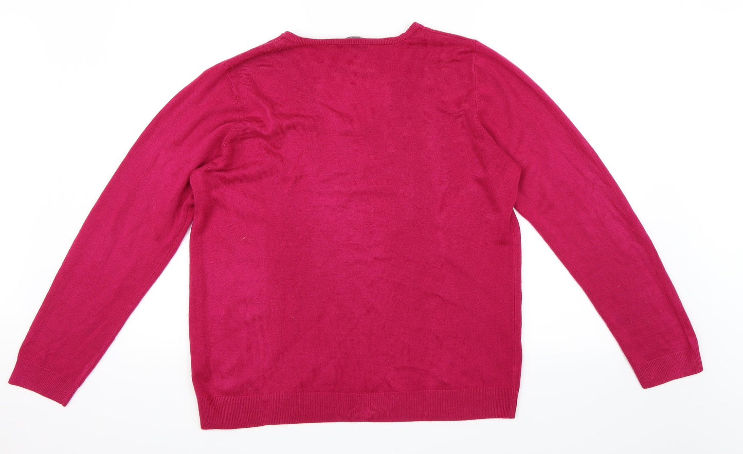 Le Bon Marché Womens Pink   Pullover Jumper Size 16