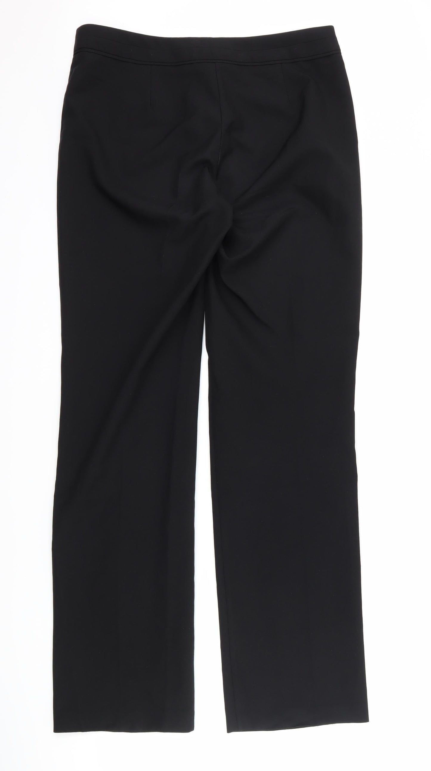 F&F Womens Black   Trousers  Size 8 L33 in