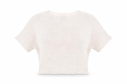 Front view of Carina Ricci women’s pink basic t-shirt, size S