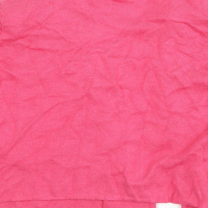 Brand and care label for Marks & Spencer women’s pink jacket blazer, size UK 12