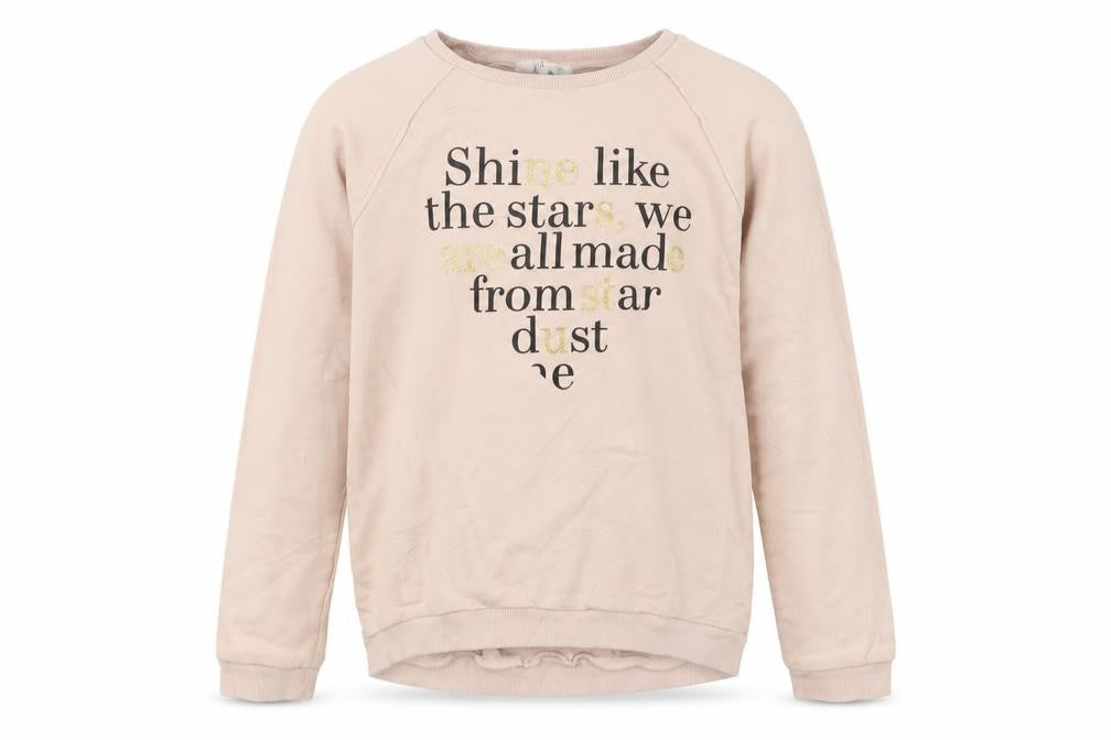 H&M Girls Pink   Pullover Sweatshirt Size 15 Years